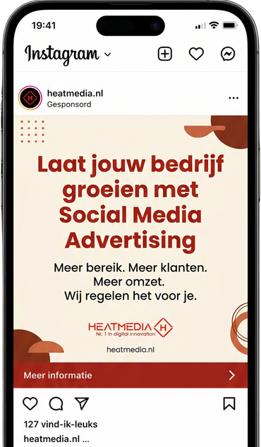 Social media feed Heatmedia