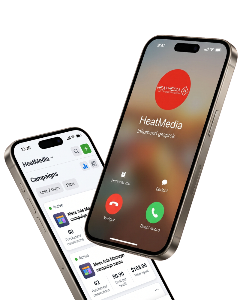 Social media feed op telefoon